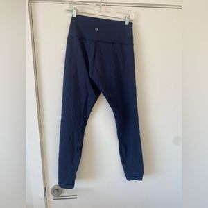 Size 6 Lululemon Navy Leggings